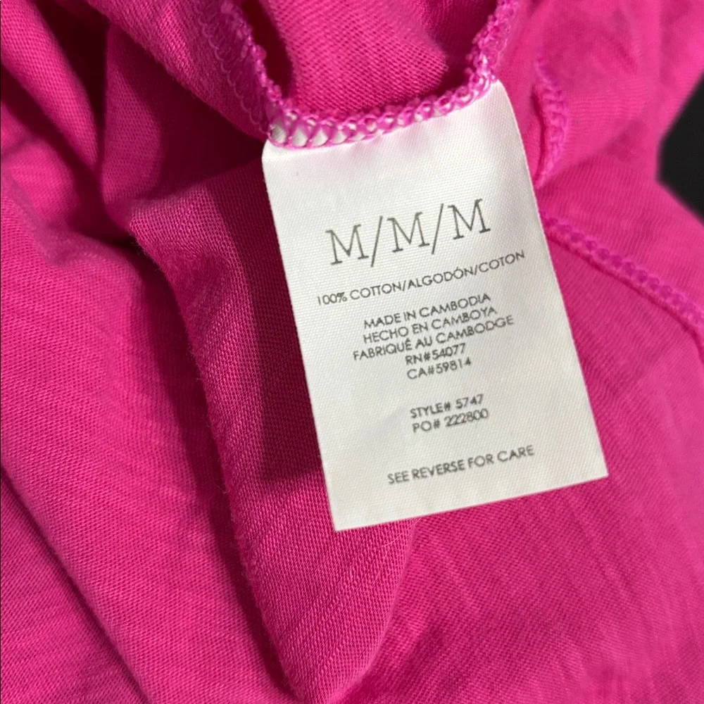 Cabi 5747 Fold Pocket Tee Fusia Spring 2020 Medium EUC - Picture 5 of 6